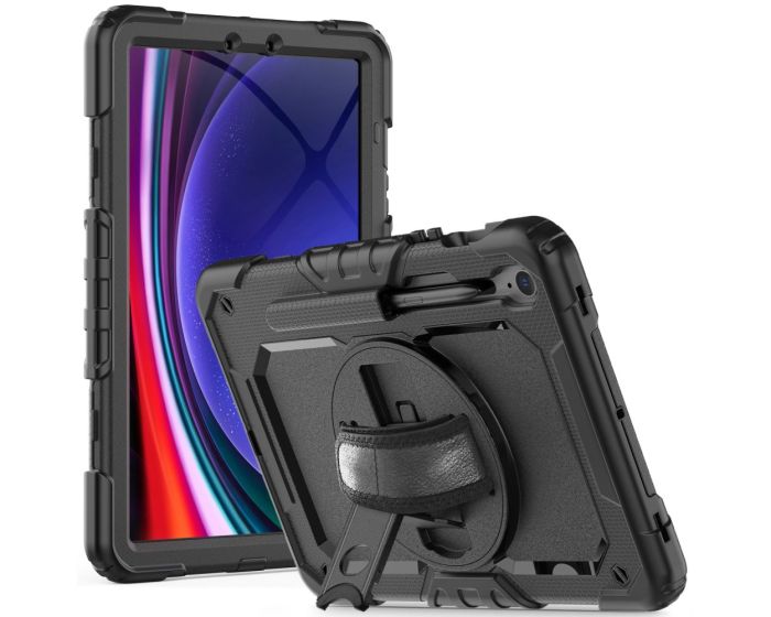 TECH-PROTECT Solid 360 Full Cover Case Black (Samsung Galaxy Tab S9 FE 10.9)
