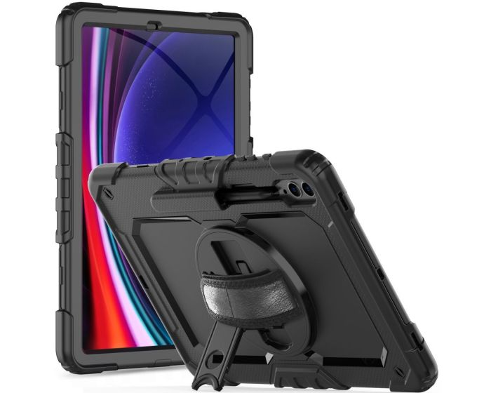 TECH-PROTECT Solid 360 Full Cover Case Black (Samsung Galaxy Tab S9 FE Plus 12.4)