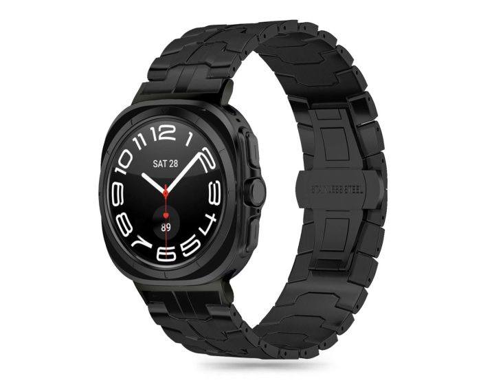 TECH-PROTECT Stainless Line Watch Bracelet Black για Samsung Galaxy Watch Ultra 47mm