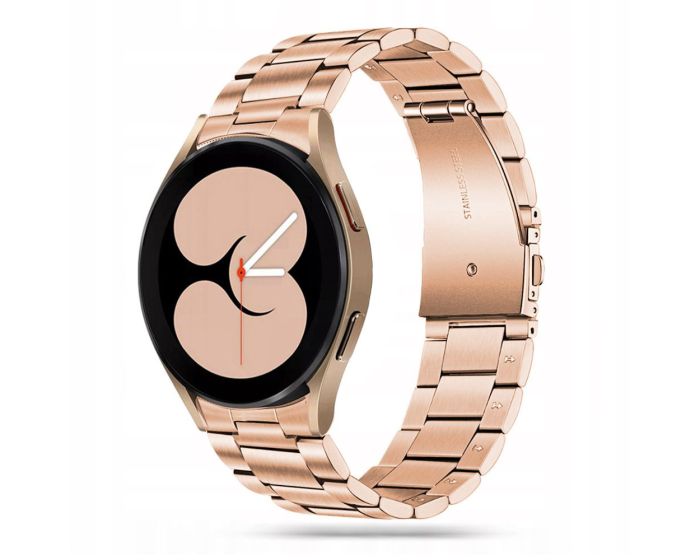 TECH-PROTECT Stainless Steel Watch Bracelet για Samsung Galaxy 4 / 5 / 5 Pro / 6 (40/42/43/44/45/46/47mm) - Blush Gold