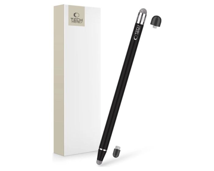 TECH-PROTECT USP100 4-TIP Touch Stylus Pen Γραφίδα για Tablet / Smartphone - Black - MT83124