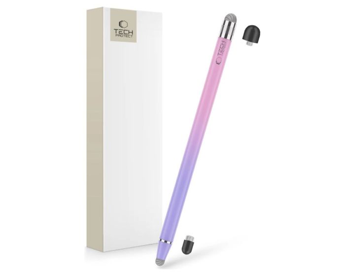TECH-PROTECT USP100 4-TIP Touch Stylus Pen Γραφίδα για Tablet / Smartphone - Purple - MT83125