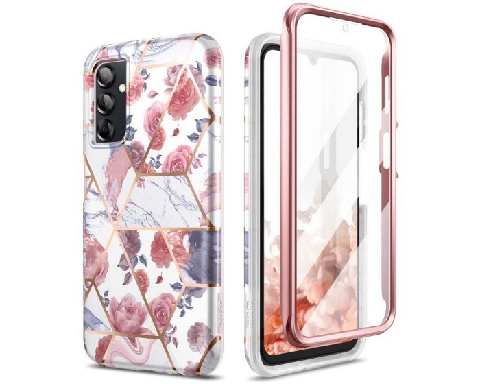 TECH-PROTECT Velar Full Body Case With Built-In Screen Protector Ανθεκτική Θήκη Marble (Samsung Galaxy A14 4G / 5G)