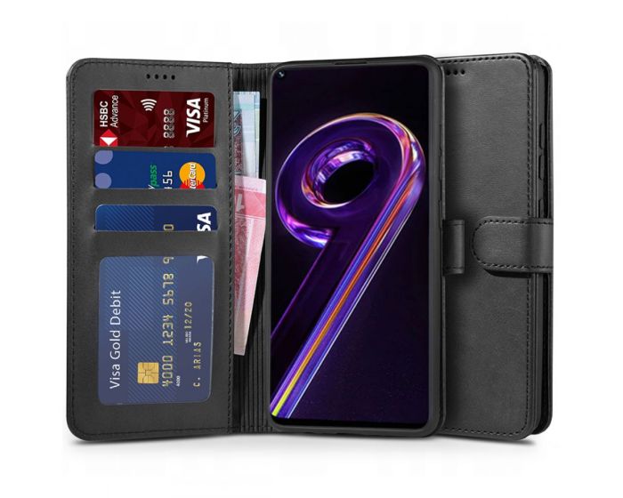 TECH-PROTECT Wallet Case Θήκη Πορτοφόλι με Stand - Black (Realme GT Neo 3)