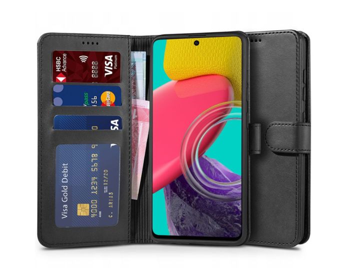 TECH-PROTECT Wallet Case Θήκη Πορτοφόλι με Stand - Black (Samsung Galaxy M53 5G)