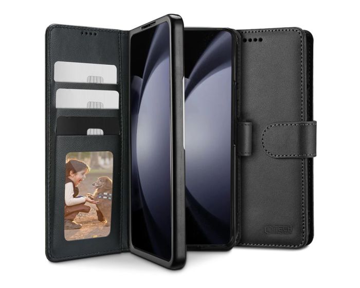 TECH-PROTECT Wallet Case Θήκη Πορτοφόλι με Stand - Black (Samsung Galaxy Z Fold6)