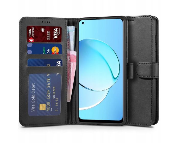 TECH-PROTECT Wallet Case Θήκη Πορτοφόλι με Stand - Black (Realme 10 4G)
