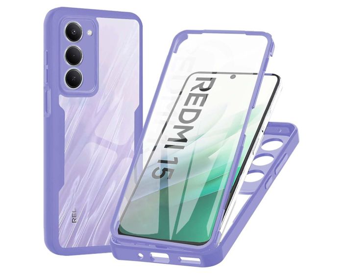 Techsuit ColorVerse 360 Case + Screen Protector Θήκη Purple (Xiaomi Redmi 15 4G / 5G)