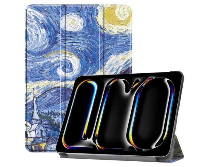 Techsuit FoldPro Smart Cover Case με δυνατότητα Stand - Starry Night (iPad Pro 11'' 2024 / 2025)