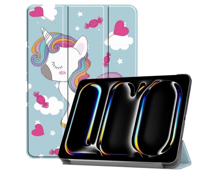 Techsuit FoldPro Smart Cover Case με δυνατότητα Stand - Unicorn (iPad Pro 11'' 2024 / 2025)