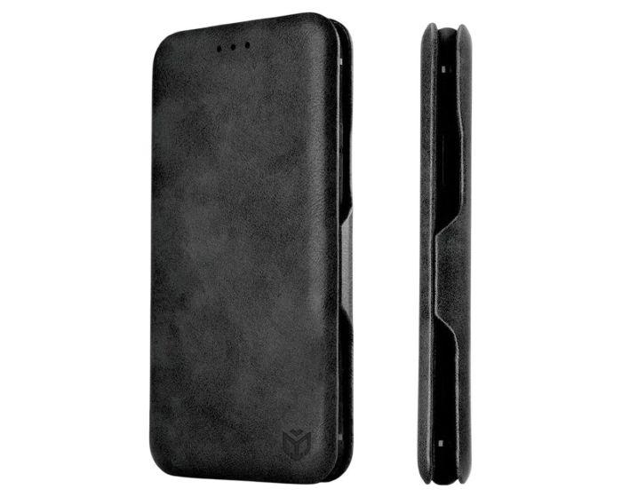 Techsuit Safe Wallet Plus PU Leather Case Θήκη Πορτοφόλι - Black (Xiaomi Redmi 15 4G / 5G)