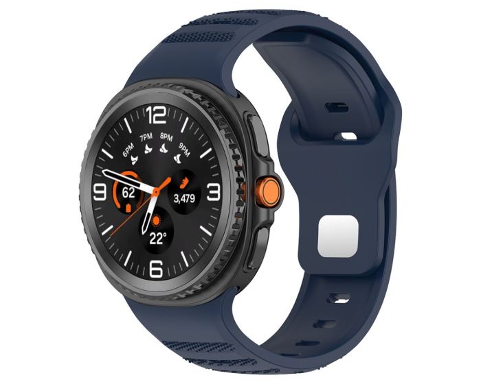 Techsuit Watchband (W050) - Blue - Λουράκι Σιλικόνης για Samsung Galaxy Watch8 40mm/Watch8 44mm/Watch8 Classic
