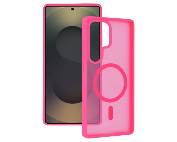 Tel Protect Aura Matte Magsafe Θήκη Συμβατή με MagSafe - Hot Pink (Samsung Galaxy S26 Ultra) - MT82790