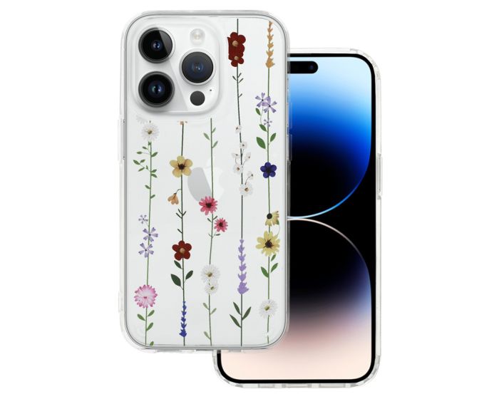 Tel Protect Flower Hybrid Case Clear (iPhone 15 Pro Max)
