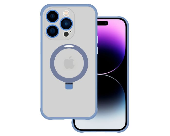 Tel Protect Magical Magsafe Hybrid Stand Case Blue (iPhone 14 Pro Max)