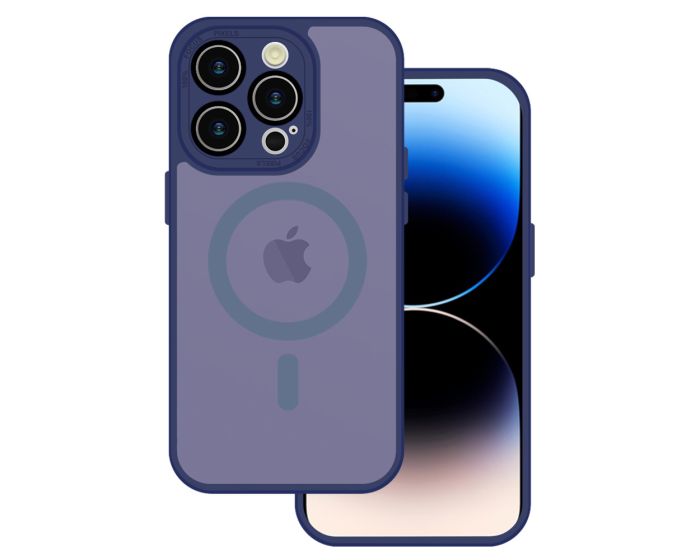 Tel Protect Magmat MagSafe Hybrid Case Navy (iPhone 15 Pro Max)