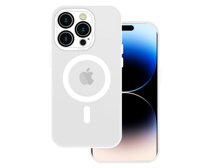 Tel Protect Magmat MagSafe Hybrid Case White (iPhone 15 Pro Max) - MT72496