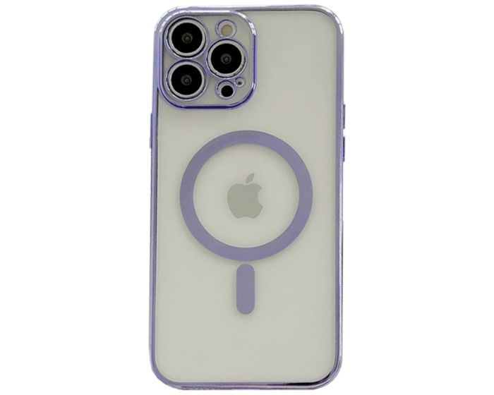 Tel Protect TPU Magsafe Luxury Διάφανη Θήκη Σιλικόνης Συμβατή με MagSafe - Purple (iPhone 11 Pro)