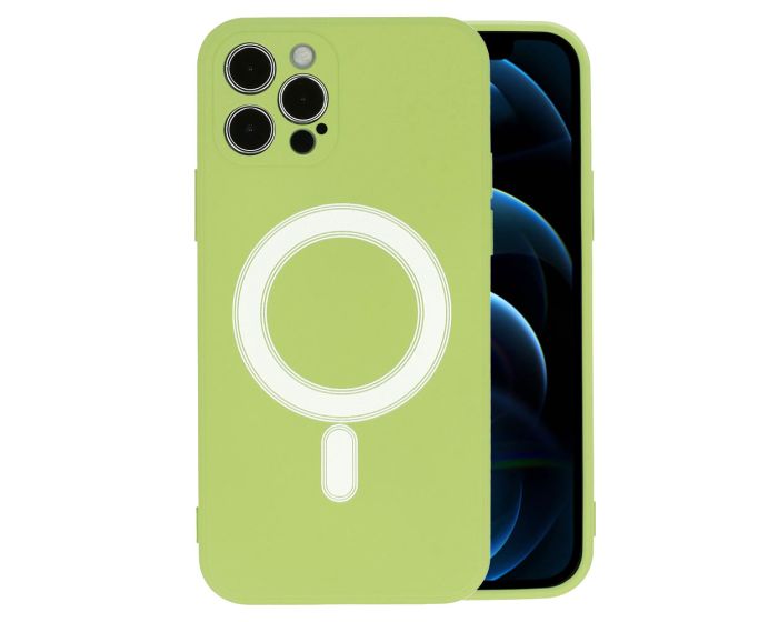 Tel Protect MagSilicone Case Θήκη Σιλικόνης Συμβατή με MagSafe - Green (iPhone 12 Pro)