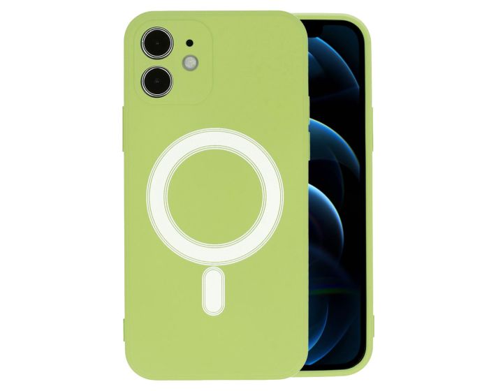 Tel Protect MagSilicone Case Θήκη Σιλικόνης Συμβατή με MagSafe - Green (iPhone 12)