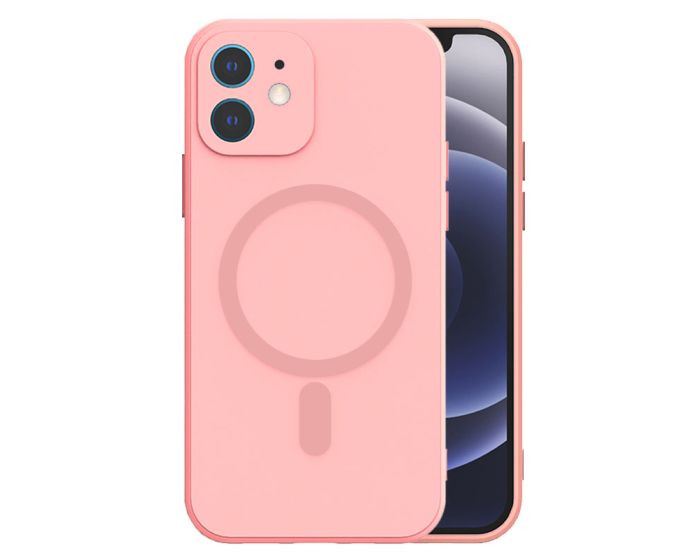 Tel Protect MagSilicone Case Θήκη Σιλικόνης Συμβατή με MagSafe - Light Pink (iPhone 11)