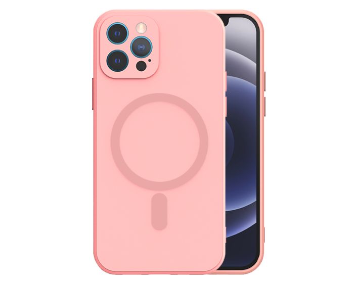 Tel Protect MagSilicone Case Θήκη Σιλικόνης Συμβατή με MagSafe - Light Pink (iPhone 11 Pro)