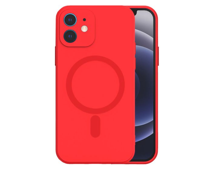 Tel Protect MagSilicone Case Θήκη Σιλικόνης Συμβατή με MagSafe - Red (iPhone 11)