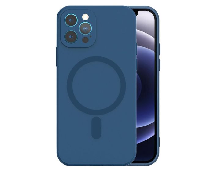 Tel Protect MagSilicone Case Θήκη Σιλικόνης Συμβατή με MagSafe - Navy Blue (iPhone 12 Pro)