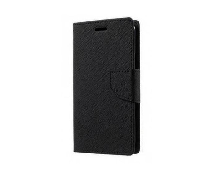 Tel1 Fancy Diary Case Θήκη Πορτοφόλι με δυνατότητα Stand Black (Lenovo A5000)