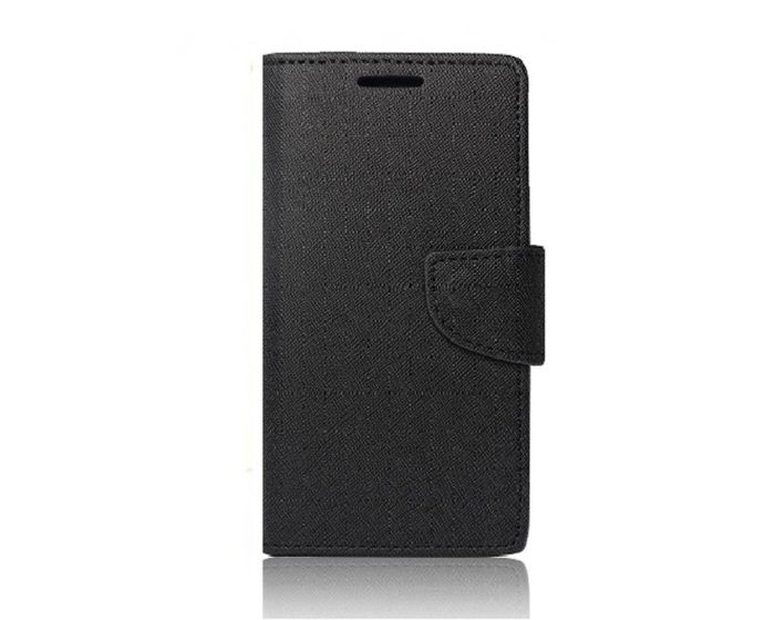 Tel1 Fancy Diary Case Θήκη Πορτοφόλι με δυνατότητα Stand Black (Samsung Galaxy J3 II - 2016)