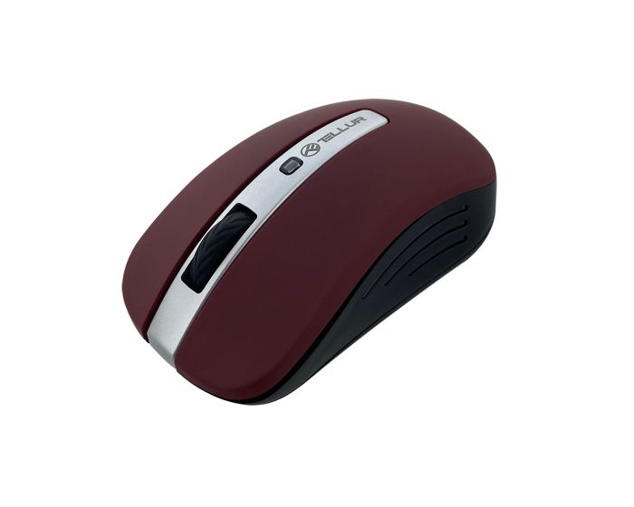 Tellur Basic Wireless LED Mouse Ασύρματο Ποντίκι Υπολογιστή - Red
