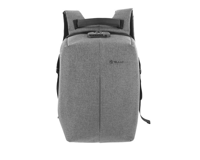 Tellur Hunter Anti-Theft V2 Αδιάβροχο Backpack με θήκη για laptop έως 15,6″ - Grey