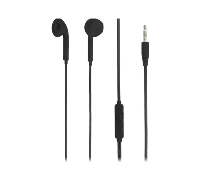 Tellur Fly In-Ear Headset Ακουστικά με Ενσωματωμένο Μικρόφωνο - Black