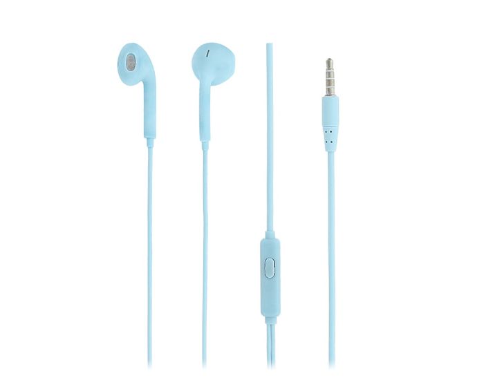 Tellur Fly In-Ear Headset Ακουστικά με Ενσωματωμένο Μικρόφωνο - Blue