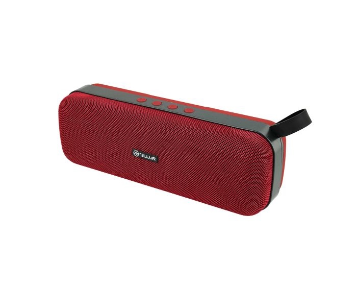 Tellur Loop Portable Bluetooth Speaker 10W Ασύρματο Ηχείο - Red