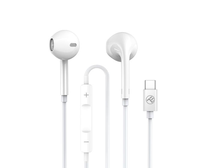 Tellur Urbs In-Ear Headphones Type-C Ακουστικά - White