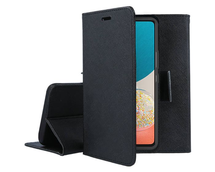 Tel1 Fancy Diary Case Θήκη Πορτοφόλι με δυνατότητα Stand Black (Samsung Galaxy A53 5G)