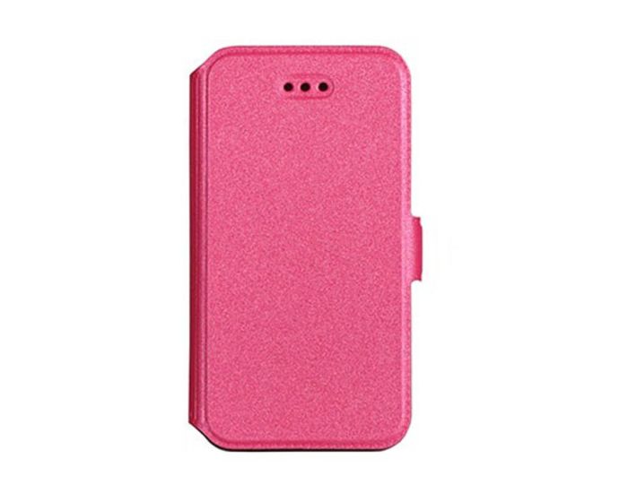 Tel1 Book Pocket Stand Case Θήκη Πορτοφόλι - Ροζ (Sony Xperia Z4)