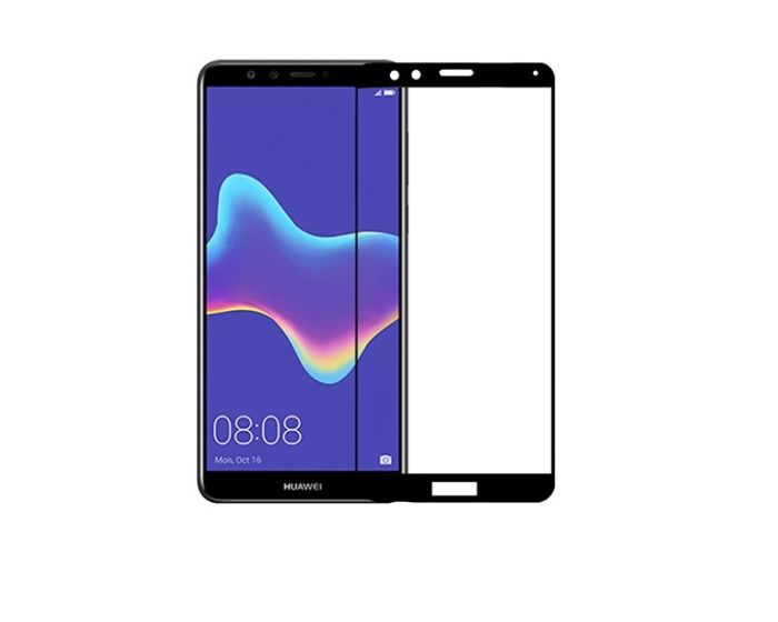 3D Full Face Curved Clear Αντιχαρακτικό Γυαλί 9H Tempered Glass (Huawei Y9 2018)