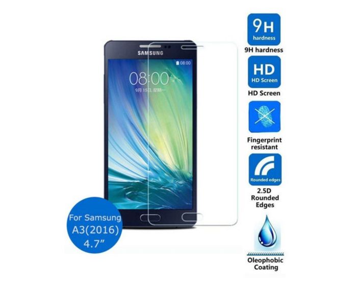 Tel1 Αντιχαρακτικό Γυαλί Tempered Glass Screen Prοtector (Samsung Galaxy A3 II - 2016)