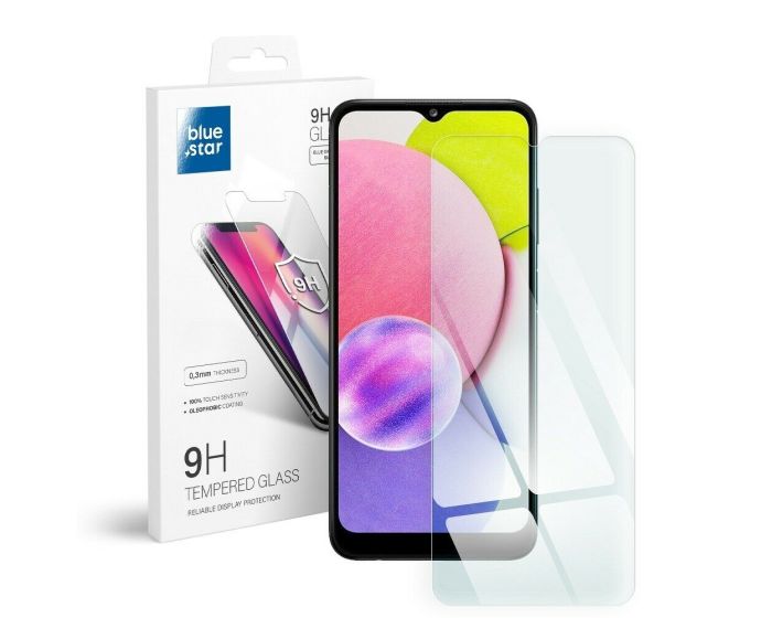 Blue Star Αντιχαρακτικό Γυάλινο Προστατευτικό 9Η Tempered Glass Screen Prοtector (Samsung Galaxy A03s) - MT56469