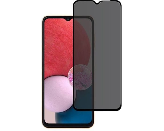 Privacy 3D Full Glue Full Face Αντιχαρακτικό Γυαλί Tempered Glass Black Frame (Samsung Galaxy A06)