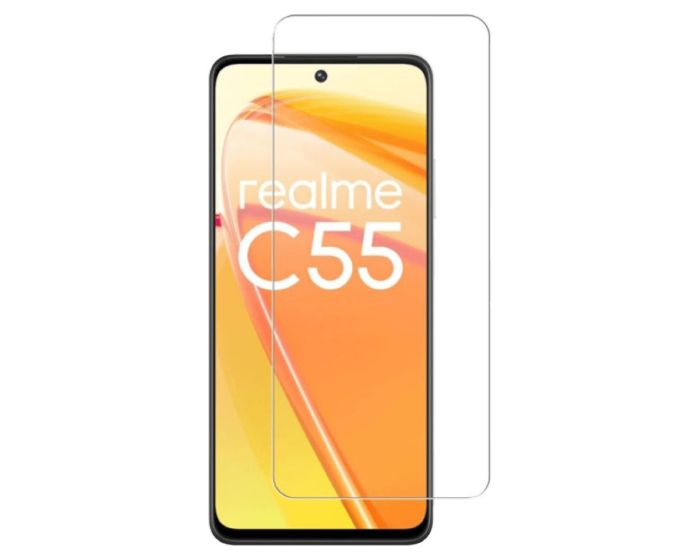 Αντιχαρακτικό Γυάλινο Προστατευτικό 9Η Tempered Glass Screen Prοtector (Realme Narzo N55 / C55 / 12 Lite)
