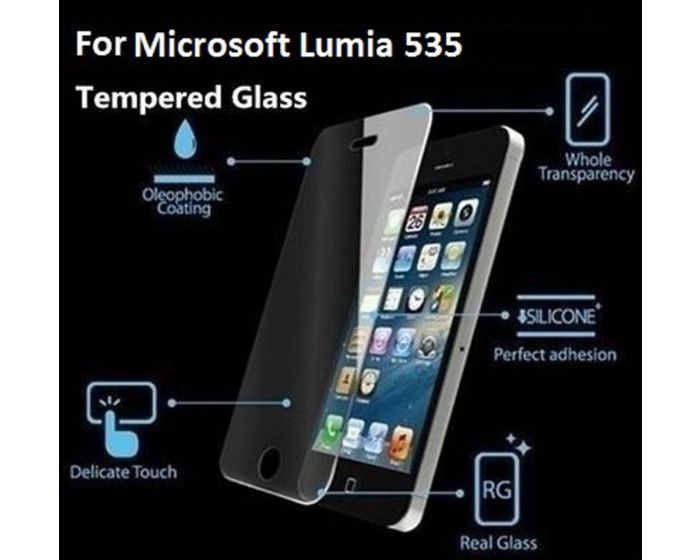 Αντιχαρακτικό Γυαλί Tempered Glass Screen Prοtector (Microsoft Lumia 535)