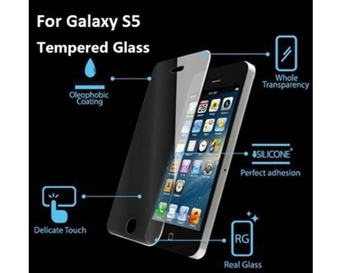 Αντιχαρακτικό Γυάλινο Προστατευτικό 9H Tempered Glass Screen Prοtector (Samsung Galaxy S5 / S5 Neo)