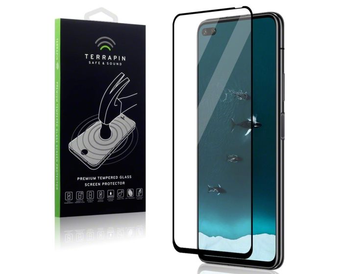 Terrapin Fullface Tempered Glass (006-083-094) Αντιχαρακτικό Γυάλινο Screen Protector - Black (Huawei Honor V30)
