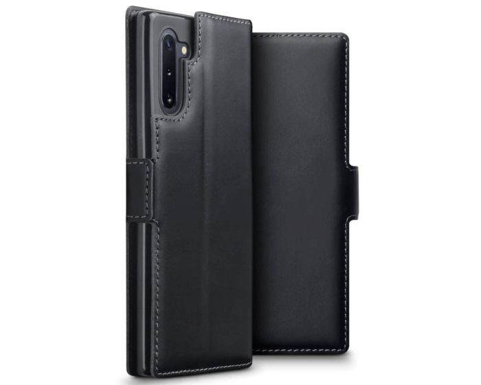 Terrapin Low Profile Δερμάτινη Θήκη - Πορτοφόλι Wallet Case (117-002a-178) Μαύρο (Samsung Galaxy Note 10)