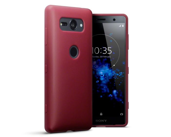 Terrapin Θήκη Σιλικόνης Slim Fit Silicone Case (118-005-467) Red (Sony Xperia XZ2 Compact)