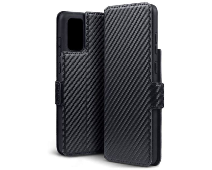 Terrapin Θήκη Πορτοφόλι Wallet Case (117-002a-244) Carbon Fibre Black (Samsung Galaxy S20 Plus)