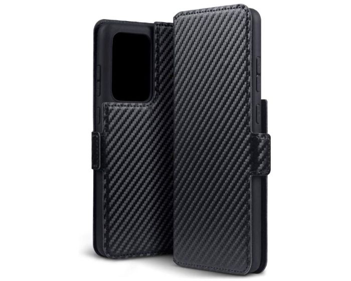 Terrapin Θήκη Πορτοφόλι Wallet Case (117-002a-255) Carbon Fibre Black (Samsung Galaxy S20 Ultra)